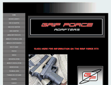 Tablet Screenshot of gripforceproducts.com